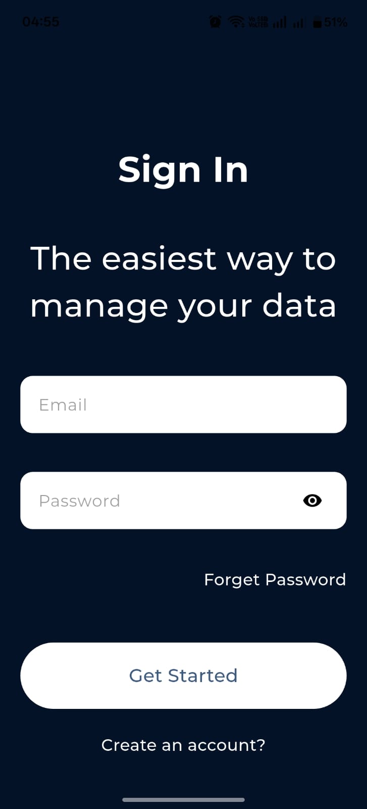 Mobile sign in